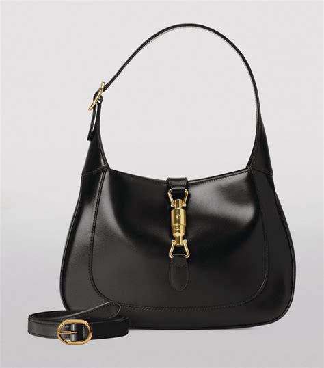 gucci riem zwart goud|gucci jackie bag.